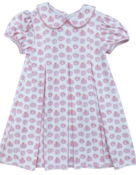 James & Lottie Sammy Dress, Pink & Blue Stripe main image 0